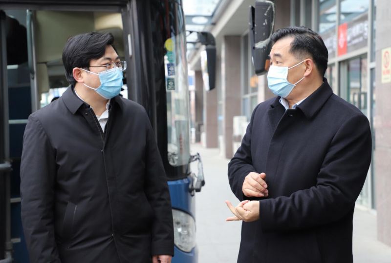 市委常委、武進區(qū)委書記喬俊杰督查武進汽車站春運及疫情防控工作